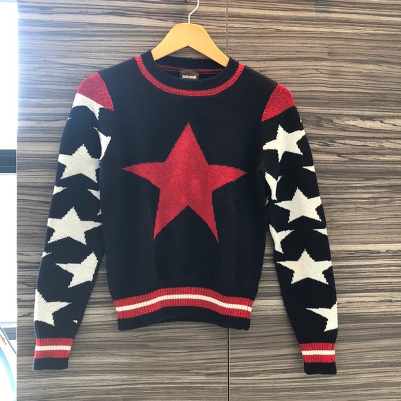 Just Cavalli Sweater with stars - Picture 1 of 8